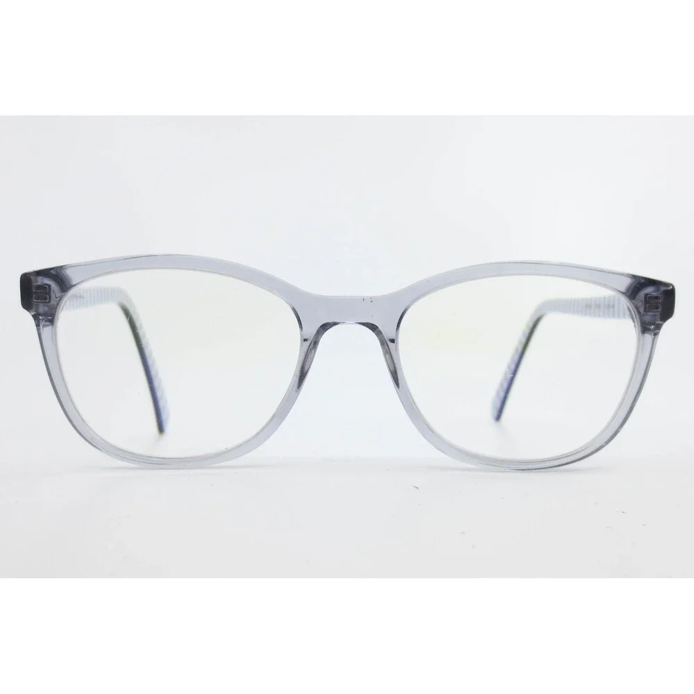 Kirkland Signature Natalie CRYGY Gray Black Striped Eyeglass Frames 51-18-140